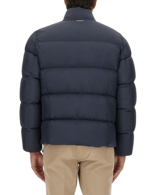 Woolrich Blue Cloud Eagle Jacket for men