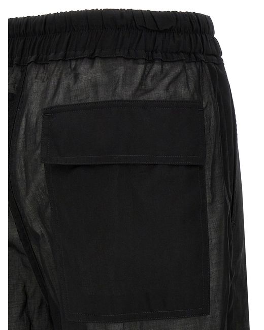 Rick Owens 'dietrich Drawring' Broek in het Black