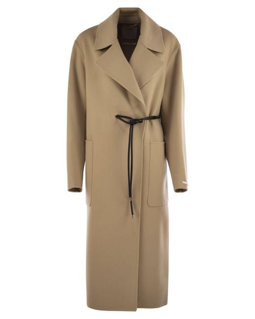 Sportmax Natural Abate Double Dressing Gown Coat