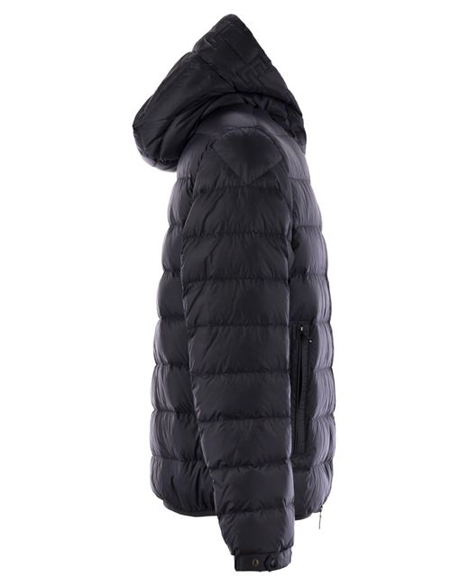 Moncler Najan Short Down Jacket Met Kap in het Black voor heren