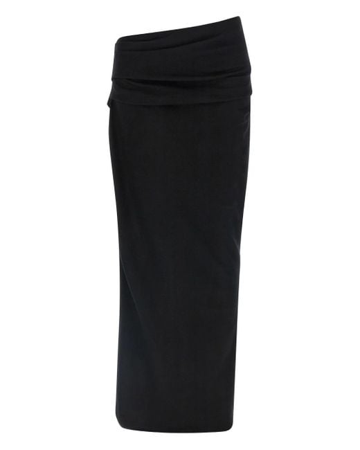 Entire studios Black Wool Skirt