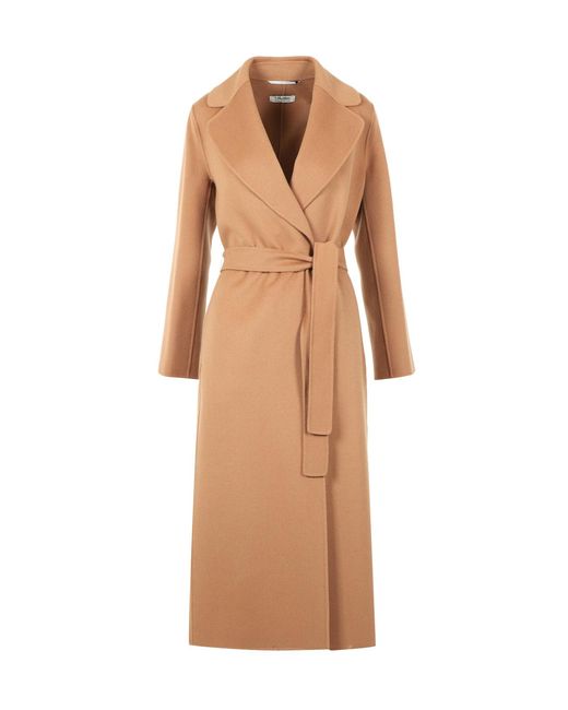 Max Mara Coats Camel in het Natural