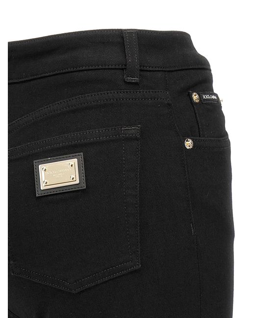 Dolce & Gabbana Black Five-Pocket-Jeans