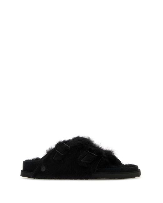 BIRKENSTOCK 1774 X BECOMES BERLIN Black Zürich Pony Shearling 1774