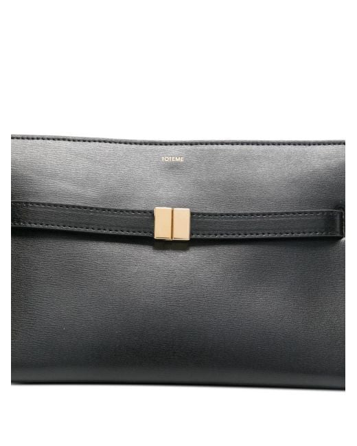 Totême  Black Belted Leather Crossbody Bag