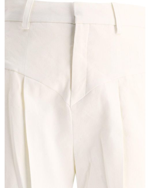 Pantaloni "stampe" di di Isabel Marant in White