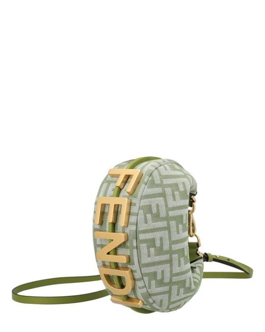 Fendi Green Borsa Mini Hobo
