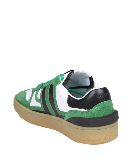 Lanvin Green Sneakers With Inserts for men