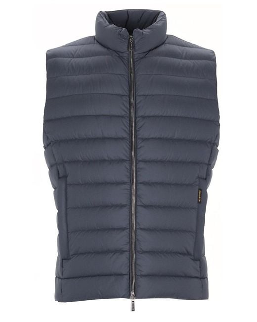 Moorer Blue Calaf-S3: Luxury Italian Vests For for men