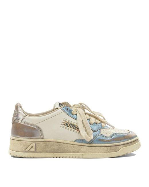 Autry Multicolor "Medalist Low Super Vintage" Low Top Sneakers