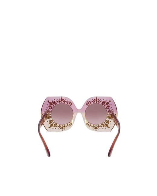 Dolce & Gabbana Limited Edition Crystal Sunglasses in het Purple