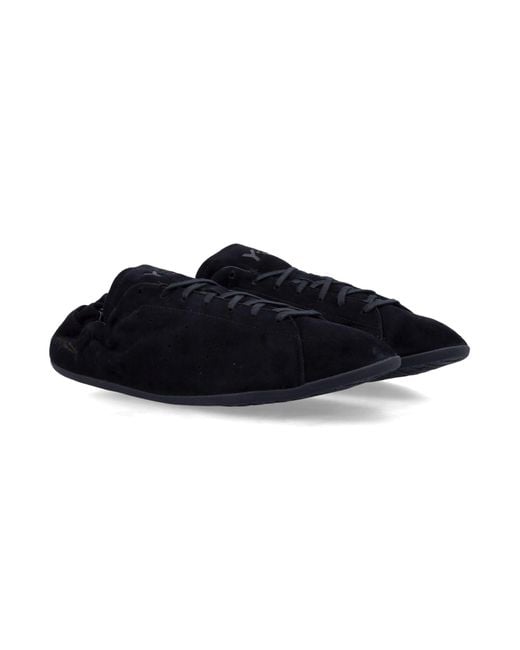 Y-3 Black Suede Stan Smith Lo Pro Sneakers