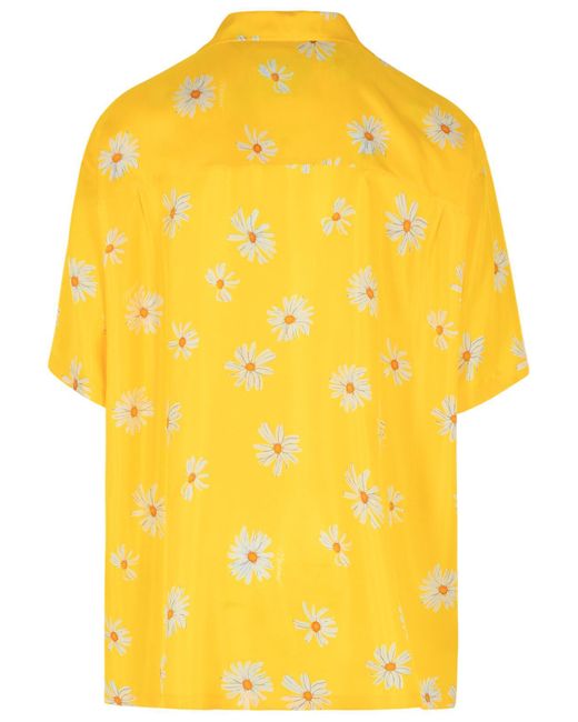 Moschino Yellow Silk Dress for men