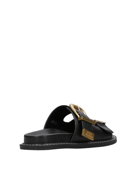 Steve Madden Black Sandals