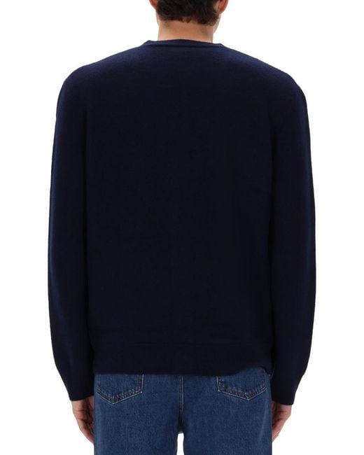 A.P.C. Blue Kenny Cardigan for men