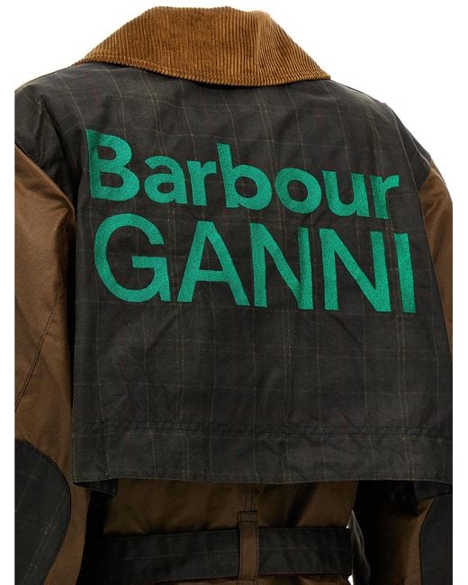 Barbour Natural Trench X Ganni Coats, Trench Coats