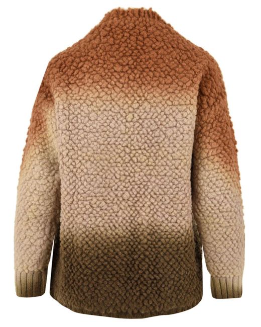 Akep Coats Multi Color in het Brown