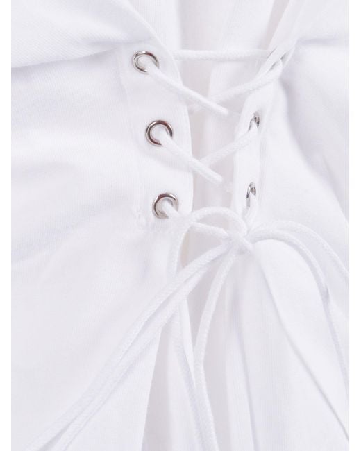 Agolde White I'M Not Sure I'M Ready