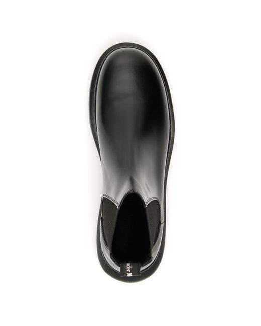 Alexander McQueen Hybrid Chelsea -laarzen in het Black voor heren
