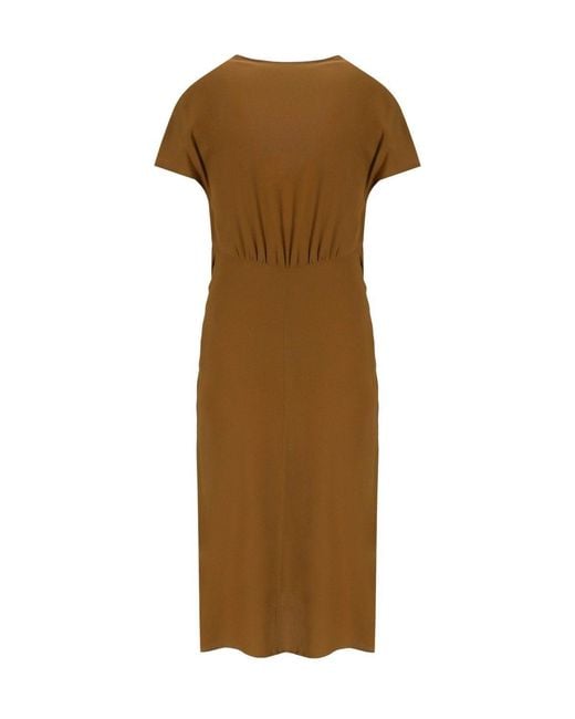 FEDERICA TOSI Brown Dress With Knot