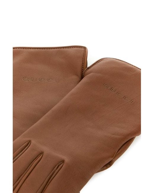 Gucci Brown Gloves