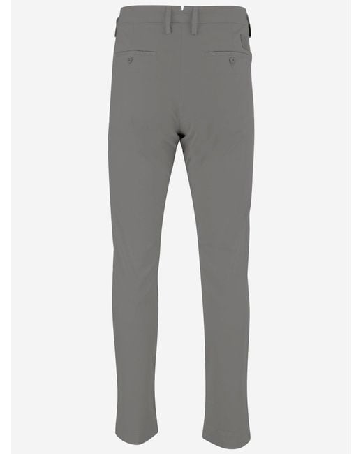 Jacob Cohen Gray Trousers Stretch Cotton for men
