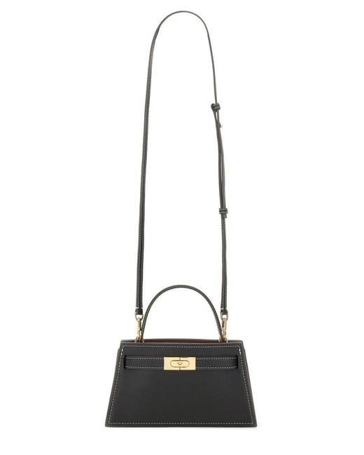 Tory Burch Black "Lee Radziwill" Petite Bag