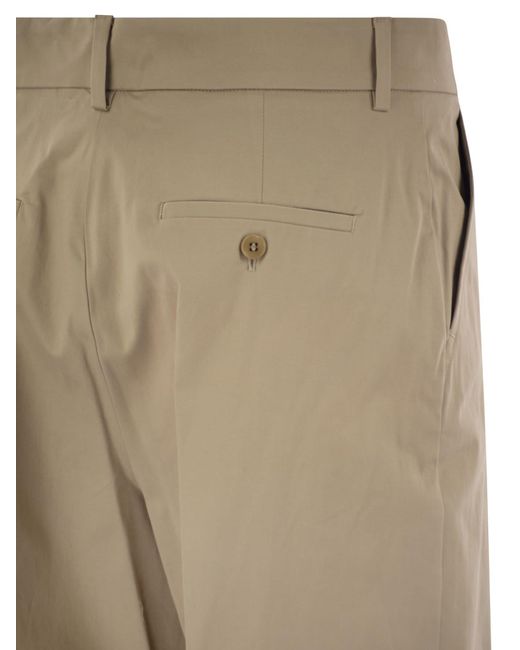 Weekend by Maxmara Natural Urial Cotton Satin Crop Trousers