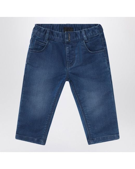 Givenchy Blue Washed-Effect Jeans