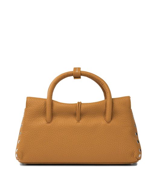 Zanellato Brown "Dotta" Handtasche