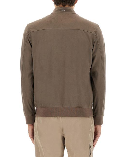 Herno Brown Resort" Bomber Jacket