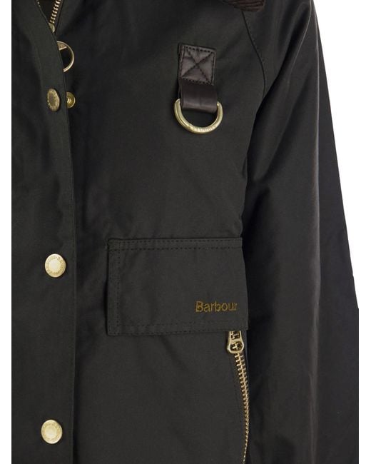 Barbour Catton Waxed Jacket in het Black