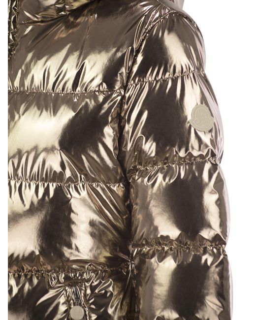 Moncler Douros Hooded Down Jacket in het Gray