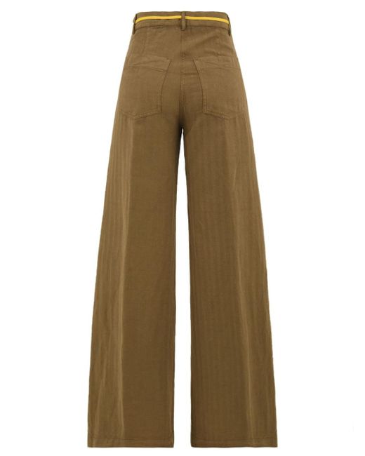 Aspesi Broek Bruin in het Natural