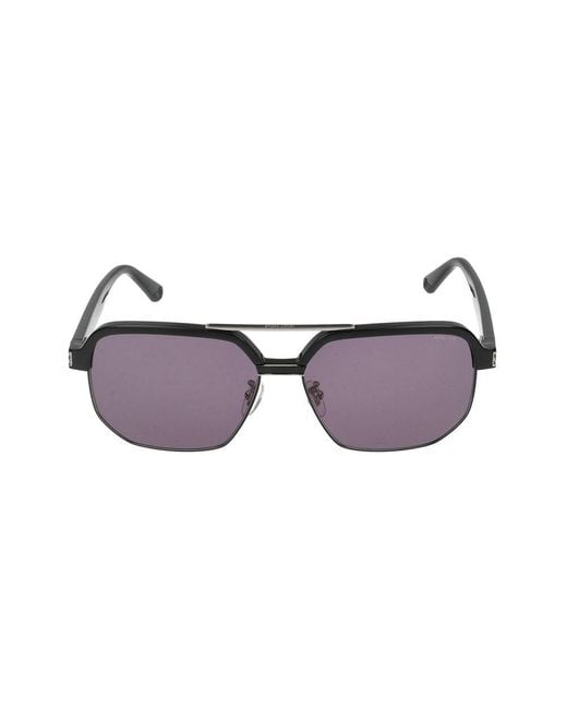 Police Purple Sunglasses Splf11 /15/145