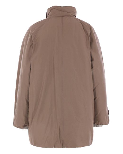 Brunello Cucinelli Brown Short Down Jacke
