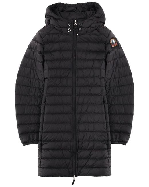 Parajumpers Black High-Neck Quilted Jacket