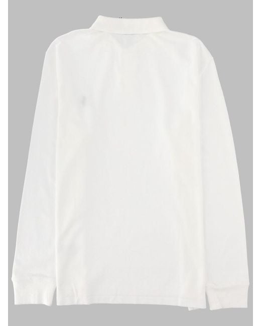 Polo Ralph Lauren White Shirt Collar Polo for men