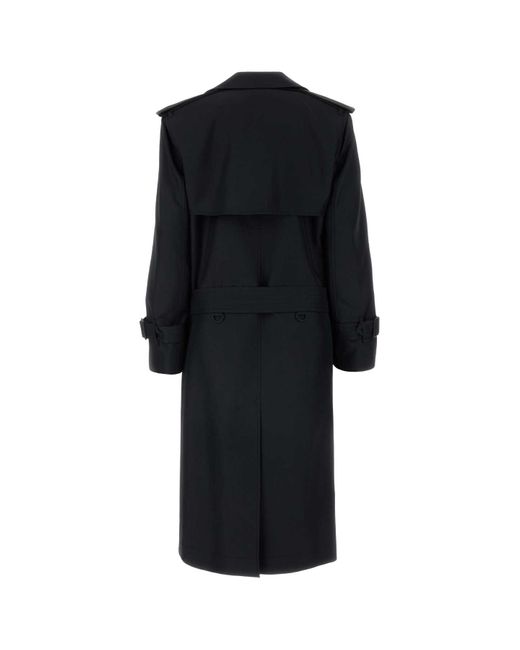 Burberry Black Trench Coats