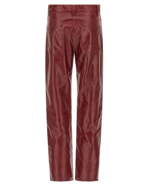 Khaite Red 'Callum' Pants