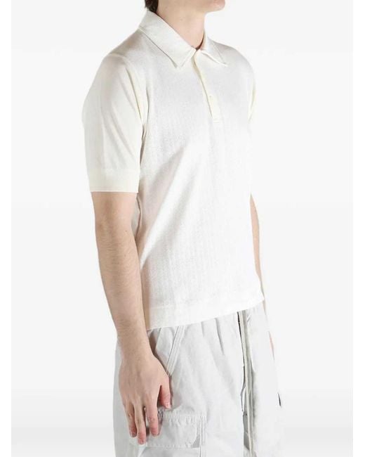 Dries Van Noten White Polo 03310 Hettonio 3136 M.K.Ss.Polo