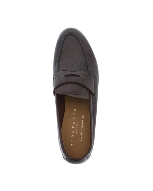 Henderson Brown Mocassins With Strap for men