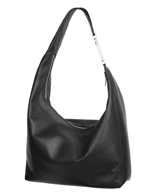 Rick Owens Black Leather Bag