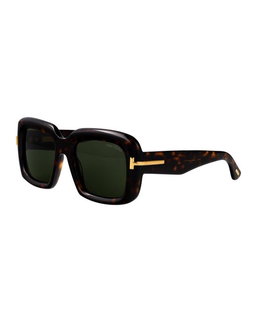 Tom Ford Black Ft1330 Acetate Sunglasses