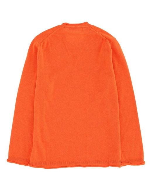 Comme des Garçons Orange Crew Neck Sweater for men