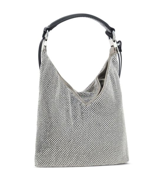 Benedetta Bruzziches Gray Bella Ciao Shoulder Bag