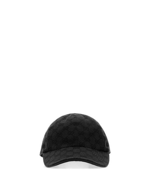 Gucci Black Versatile Cap With Adjustable Brim