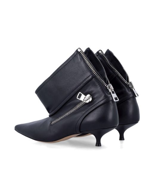 J.W. Anderson Blue JW Anderson flache Schuhe schwarz