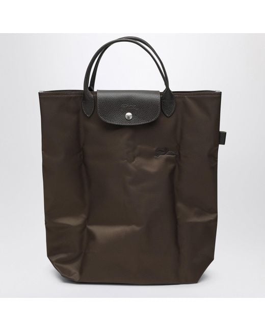 Longchamp Black Terra Coloured Shopping Bag M Le Pliage