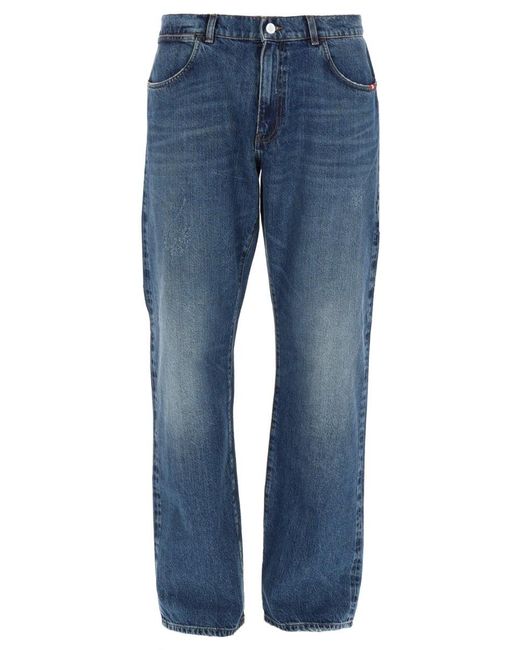 AMISH Blue Jeans "James Wash Crinkle"
